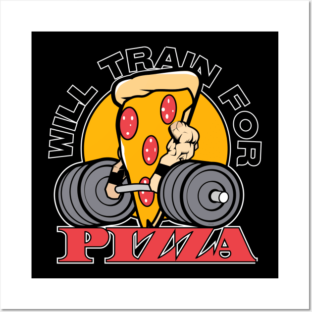 Pizza Gym Wall Art by Spikeani